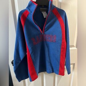 CCM Rangers Blue and Red Pullover Boy’s Medium 10-12
